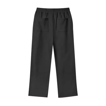 Yvante Co Cotton Fleece Straight Wide Leg Jogger